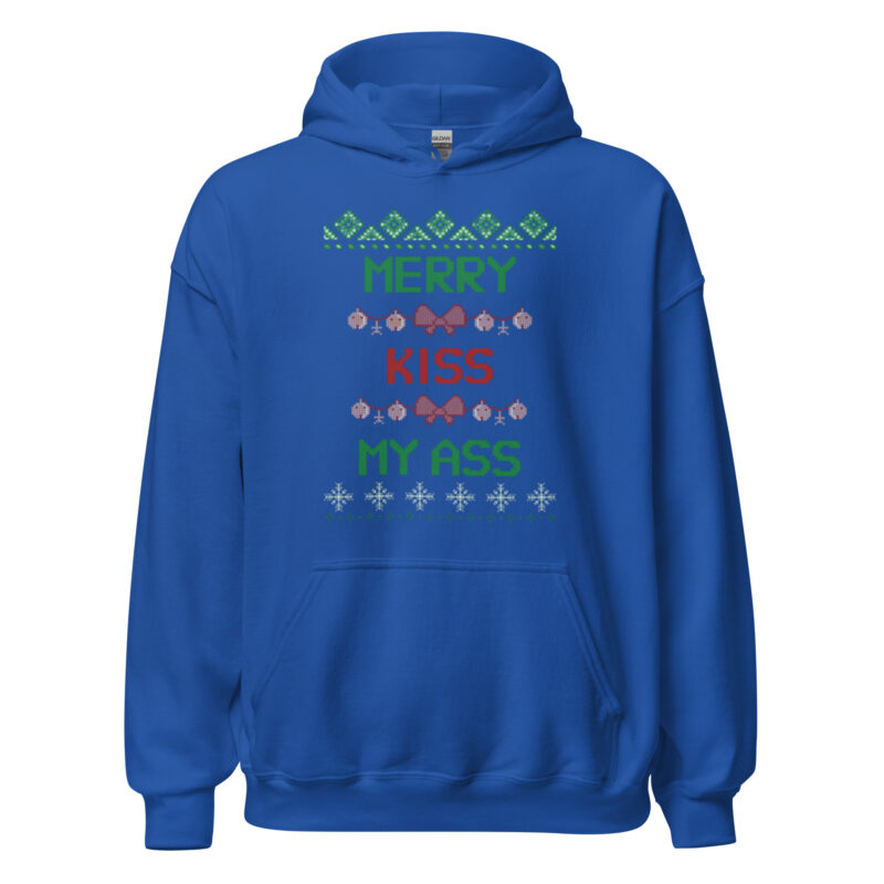 Merry Kiss My Ass – Unisex-Kapuzenpullover – Hoodies – HOB Products