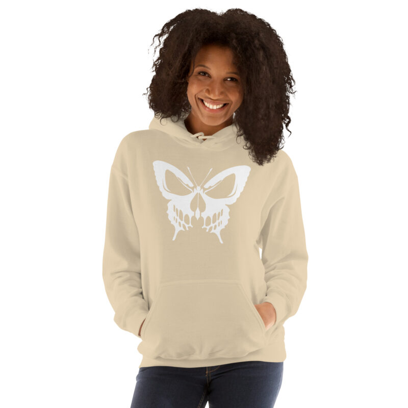 Schmetterling mit Schädel – Unisex-Kapuzenpullover – Hoodies – HOB Products