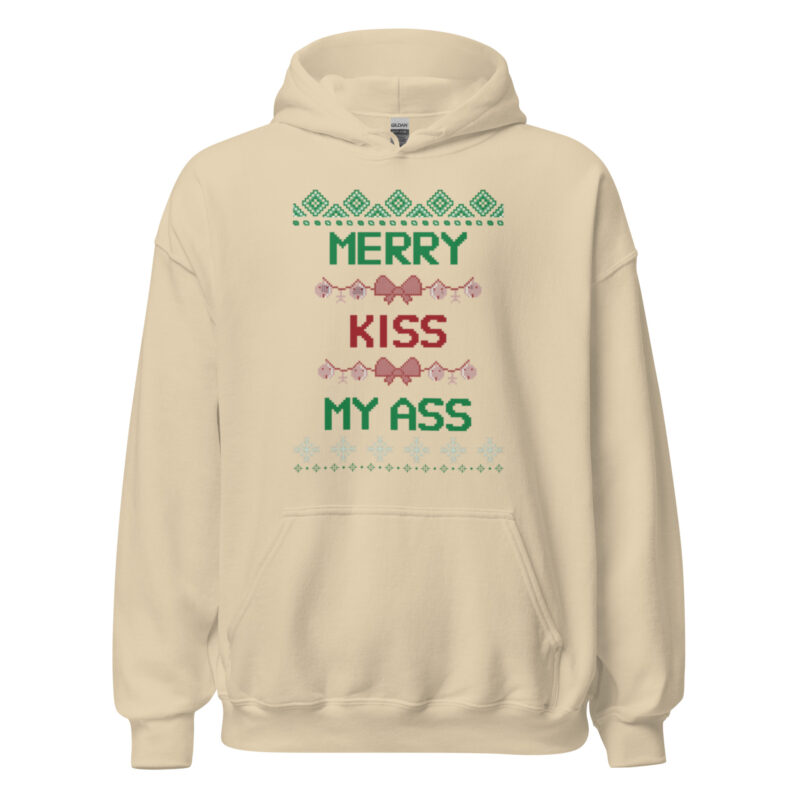Merry Kiss My Ass – Unisex-Kapuzenpullover – Hoodies – HOB Products