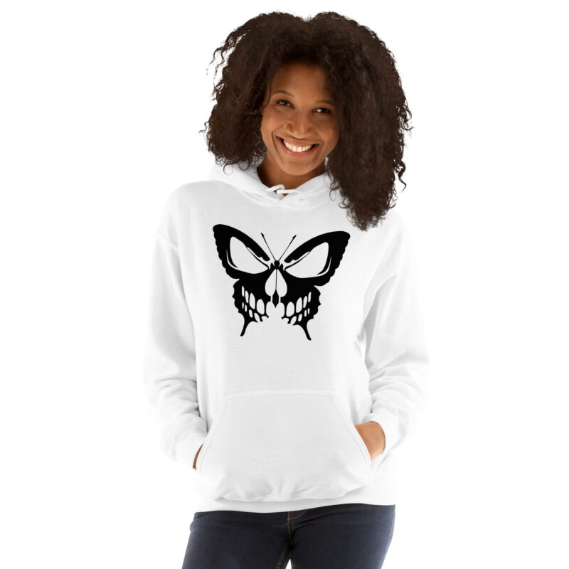 Schmetterling mit Schädel – Unisex-Kapuzenpullover – Hoodies – HOB Products