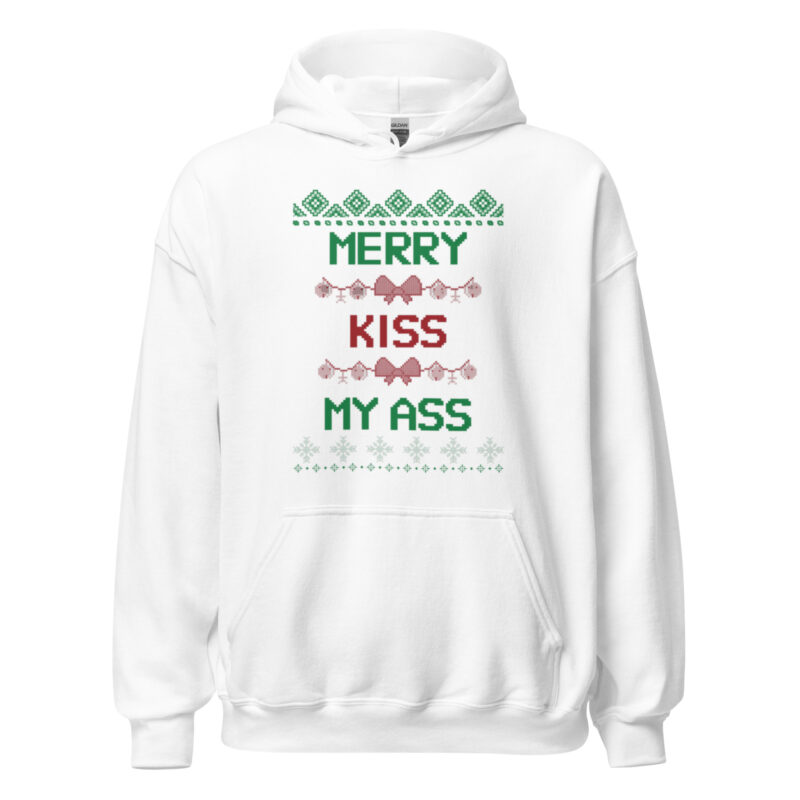Merry Kiss My Ass – Unisex-Kapuzenpullover – Hoodies – HOB Products