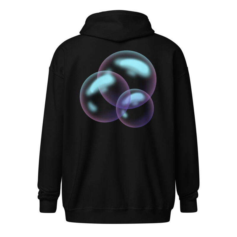 Schwebende Blasen - Unisex Heavy-Blend Zip Hoodie – Jacken – HOB Products
