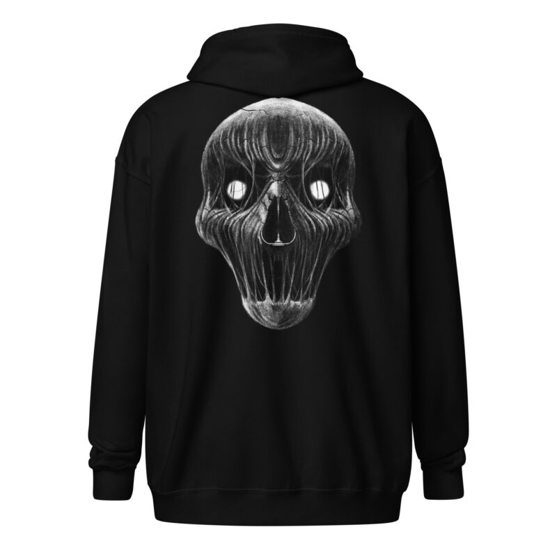 Verfallener Schädel – Unisex Heavy-Blend Zip Hoodie – Jacken – HOB Products