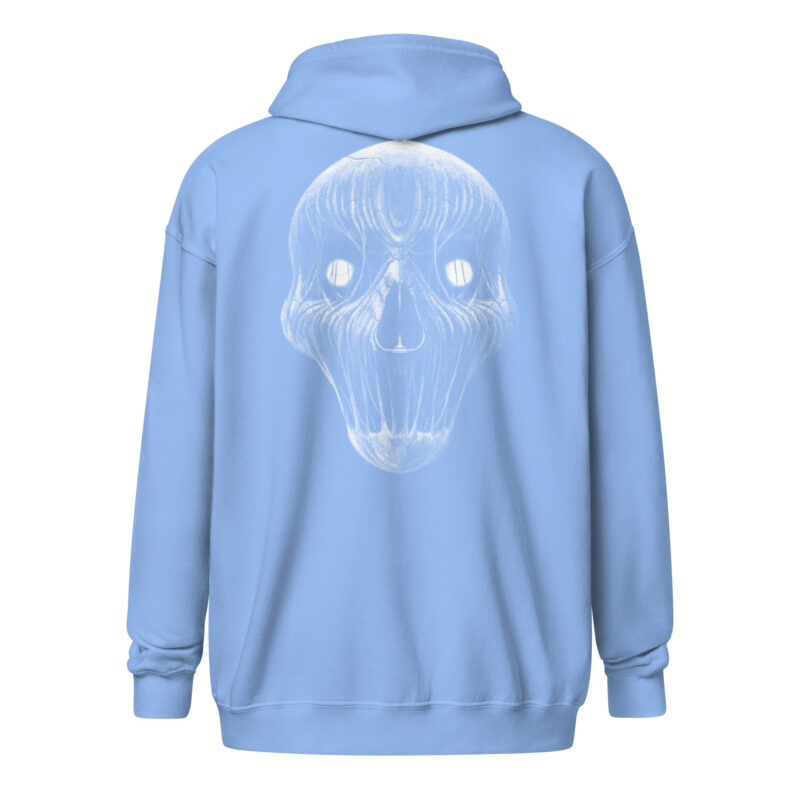 Verfallener Schädel – Unisex Heavy-Blend Zip Hoodie – Jacken – HOB Products