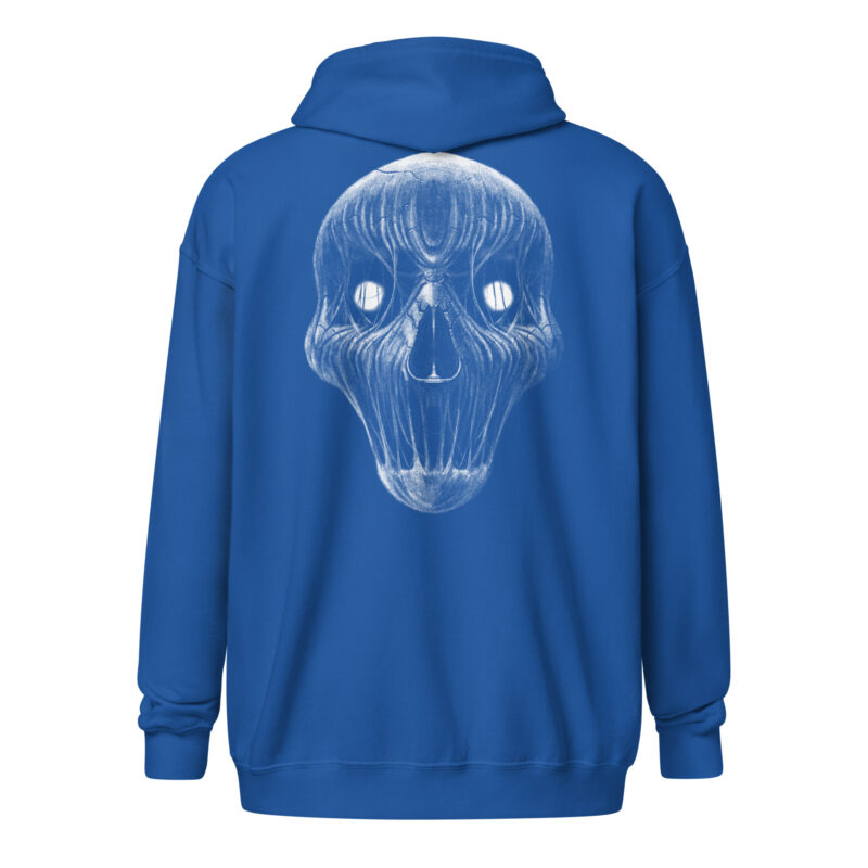 Verfallener Schädel – Unisex Heavy-Blend Zip Hoodie – Jacken – HOB Products