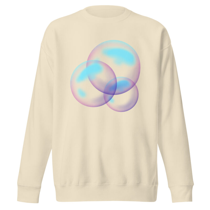 Schwebende Blasen - Unisex-Premium-Pullover – Pullover – HOB Products