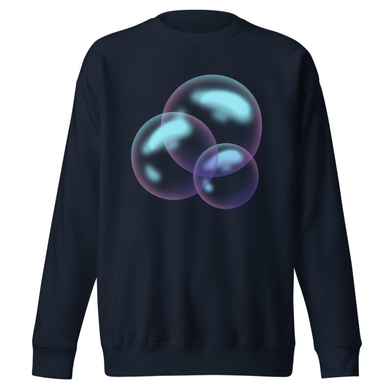 Schwebende Blasen - Unisex-Premium-Pullover – Pullover – HOB Products