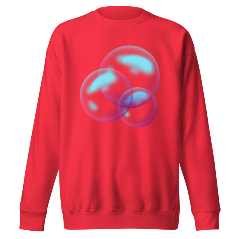 Schwebende Blasen - Unisex-Premium-Pullover – Pullover – HOB Products