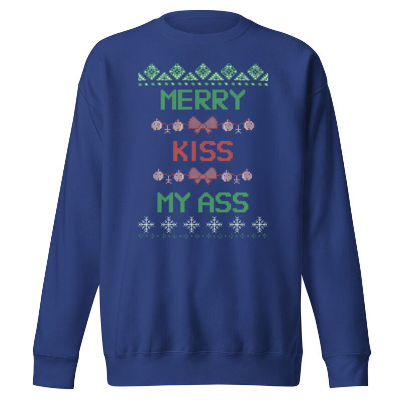 Merry Kiss My Ass – Unisex-Premium-Pullover – Pullover – HOB Products