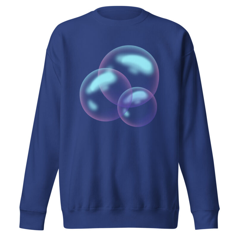 Schwebende Blasen - Unisex-Premium-Pullover – Pullover – HOB Products