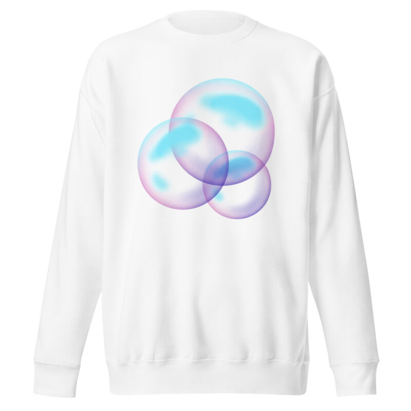 Schwebende Blasen - Unisex-Premium-Pullover – Pullover – HOB Products
