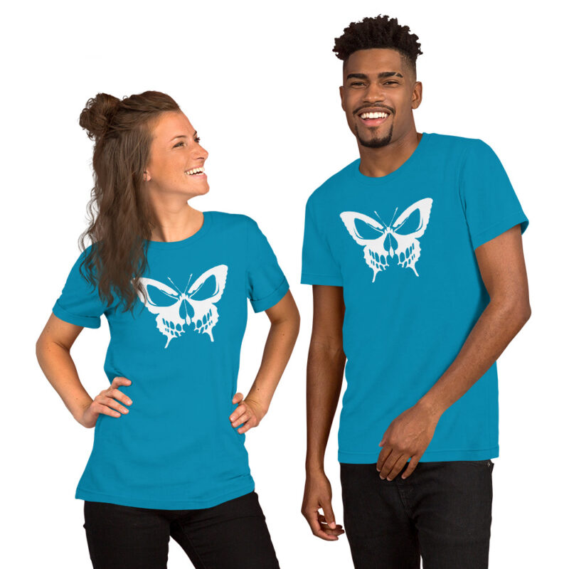 Schmetterling mit Schädel – Unisex-T-Shirt – T-Shirts – HOB Products