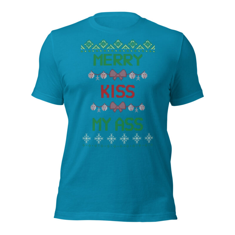 Merry Kiss My Ass – Unisex-T-Shirt – T-Shirts – HOB Products