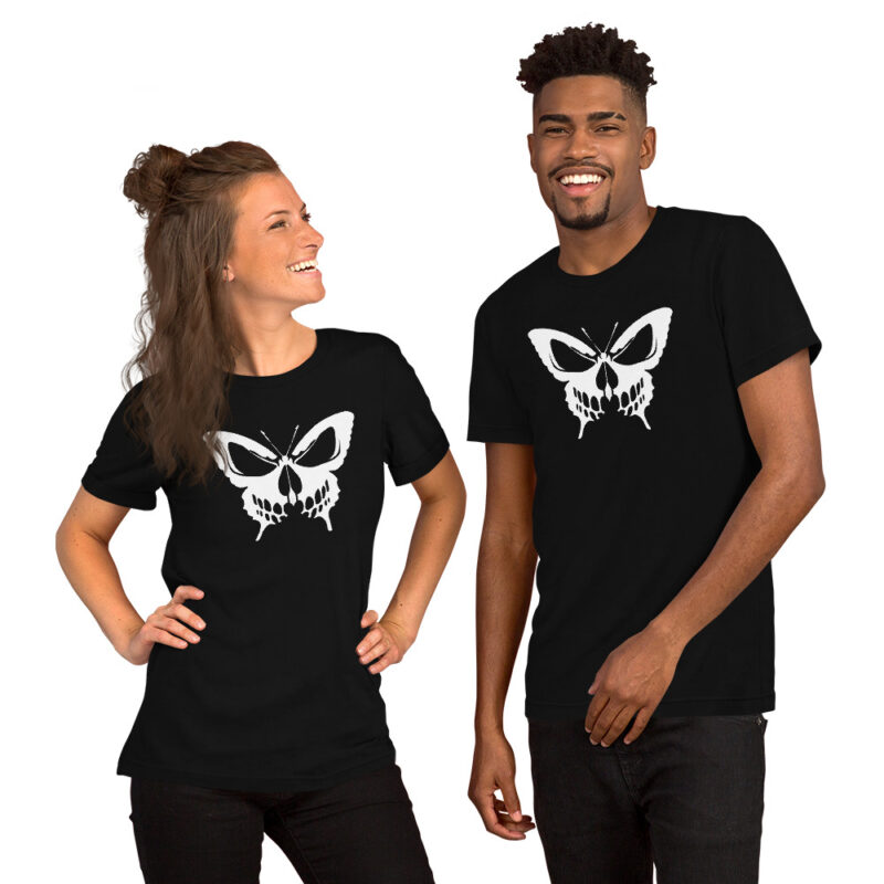 Schmetterling mit Schädel – Unisex-T-Shirt – T-Shirts – HOB Products