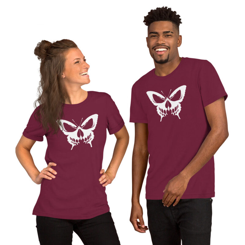 Schmetterling mit Schädel – Unisex-T-Shirt – T-Shirts – HOB Products