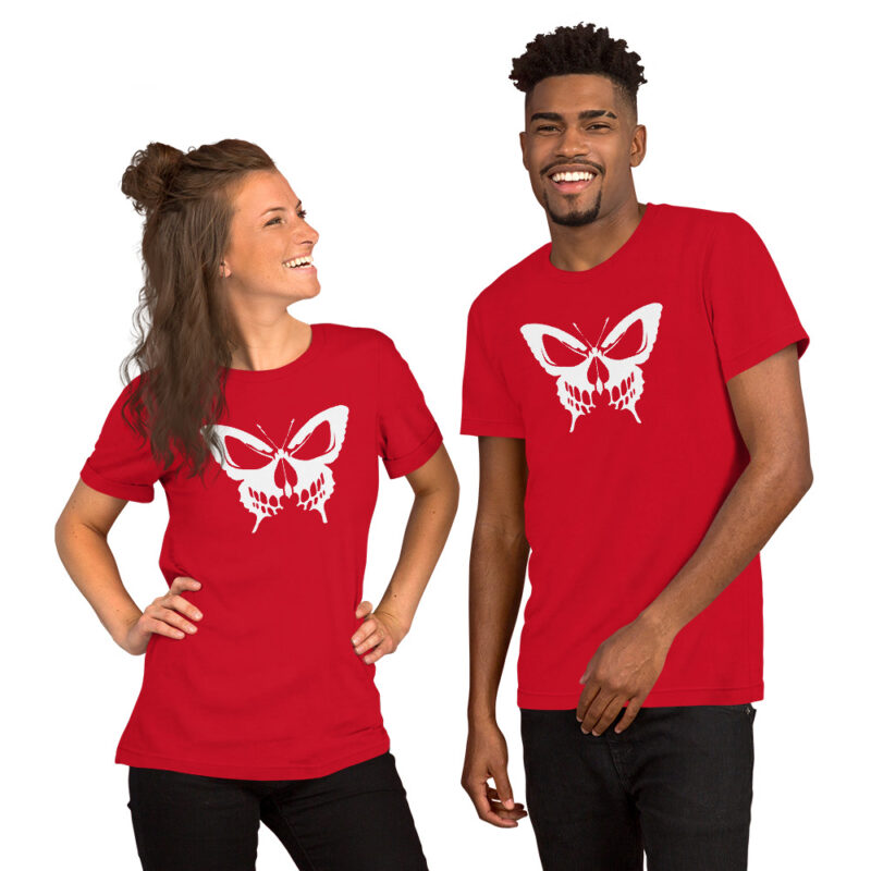 Schmetterling mit Schädel – Unisex-T-Shirt – T-Shirts – HOB Products