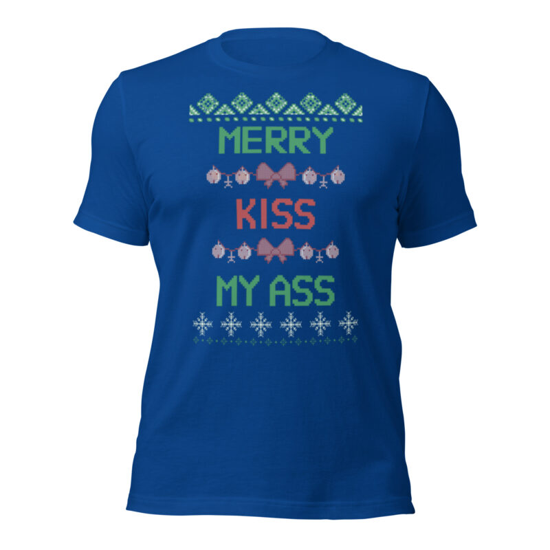 Merry Kiss My Ass – Unisex-T-Shirt – T-Shirts – HOB Products