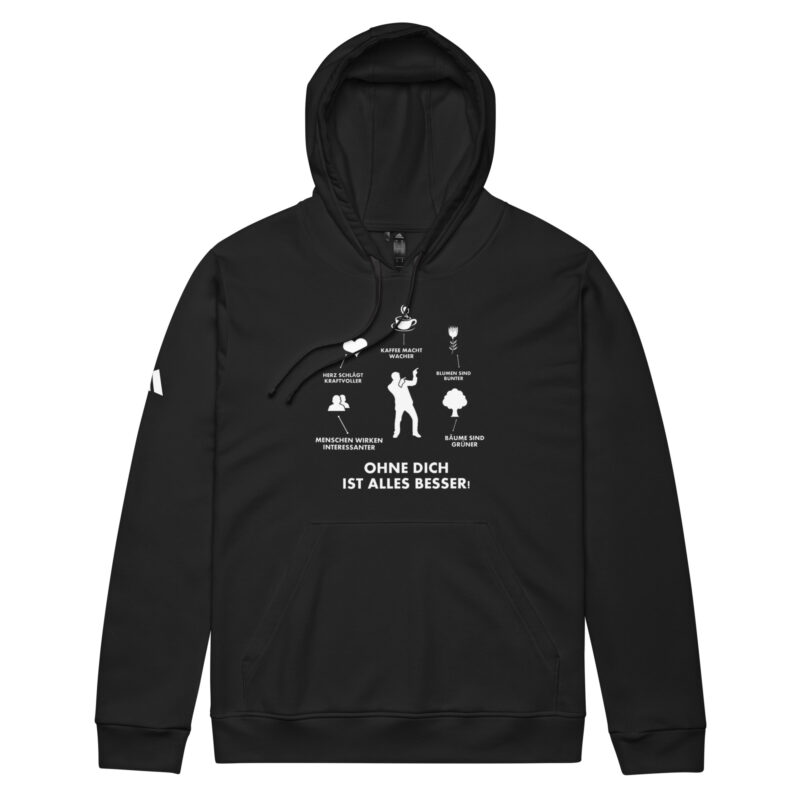 Ohne Dich ist Alles Besser! – adidas Fleece-Hoodie – Adidas – HOB Products