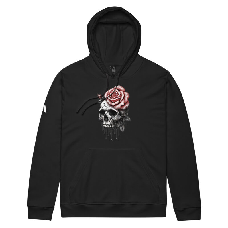 Schädel und Rose – adidas Fleece-Hoodie – Adidas – HOB Products