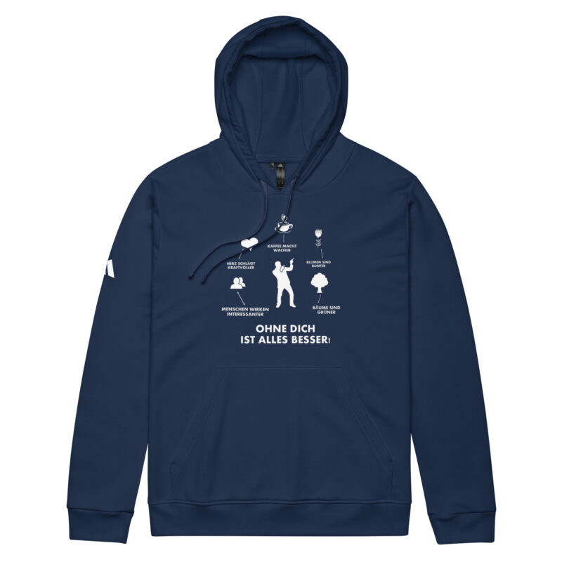 Ohne Dich ist Alles Besser! – adidas Fleece-Hoodie – Adidas – HOB Products