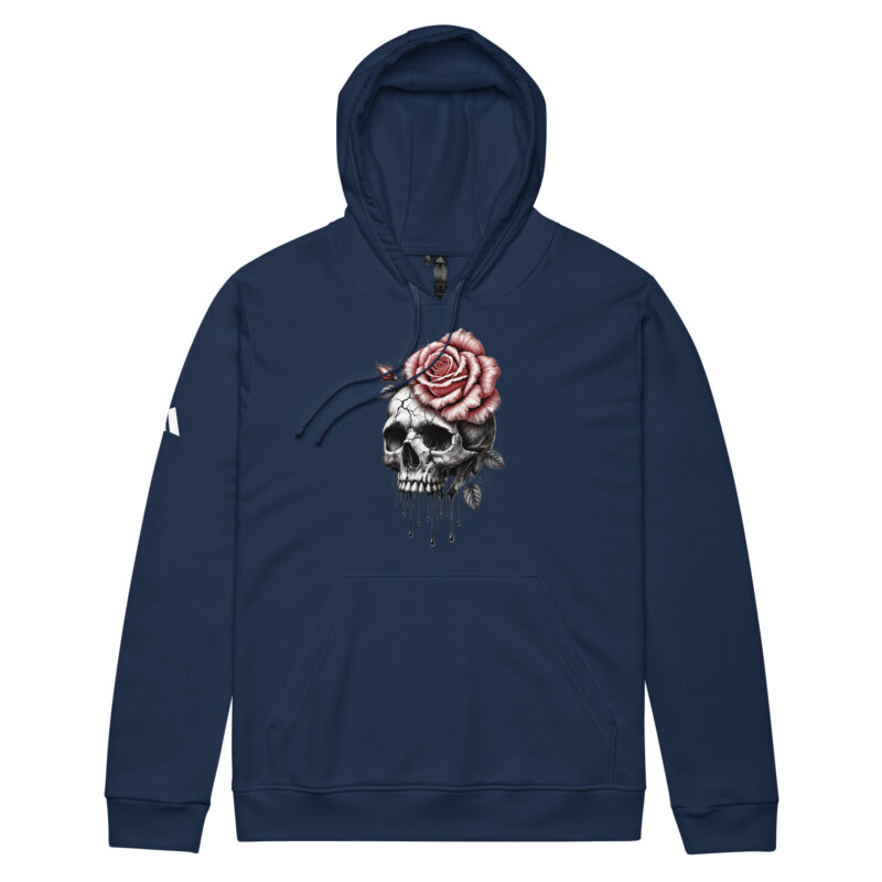 Schädel und Rose – adidas Fleece-Hoodie – Adidas – HOB Products
