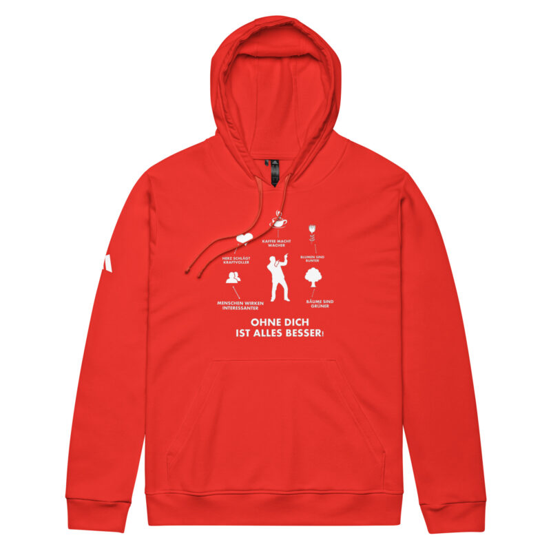Ohne Dich ist Alles Besser! – adidas Fleece-Hoodie – Adidas – HOB Products