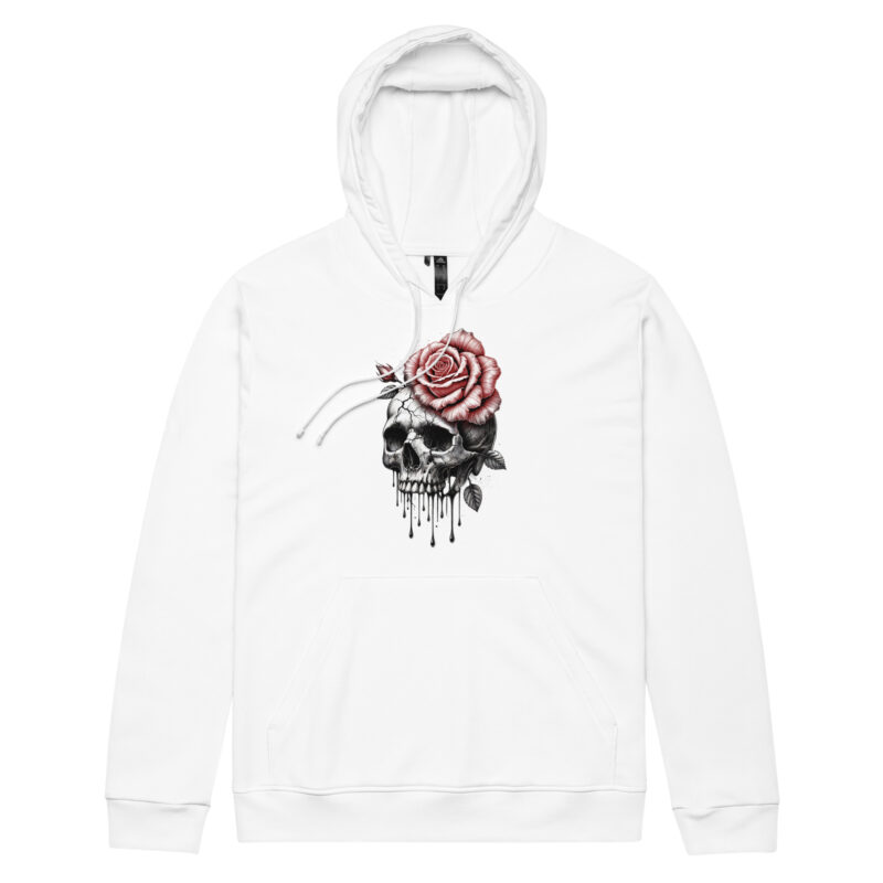 Schädel und Rose – adidas Fleece-Hoodie – Adidas – HOB Products