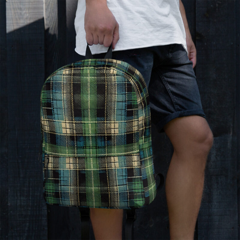 Tartan Muster - Rucksack – Allover – HOB Products