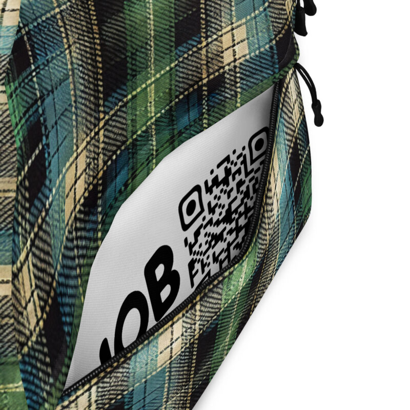 Tartan Muster - Rucksack – Allover – HOB Products