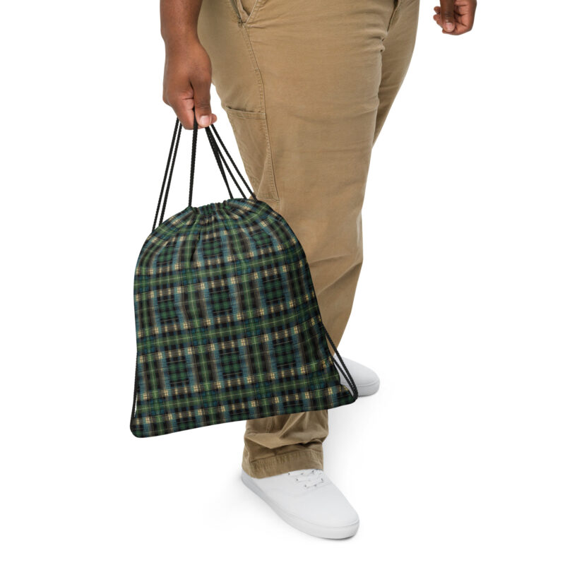 Tartan Muster - Kordelzug-Beutel – Allover – HOB Products
