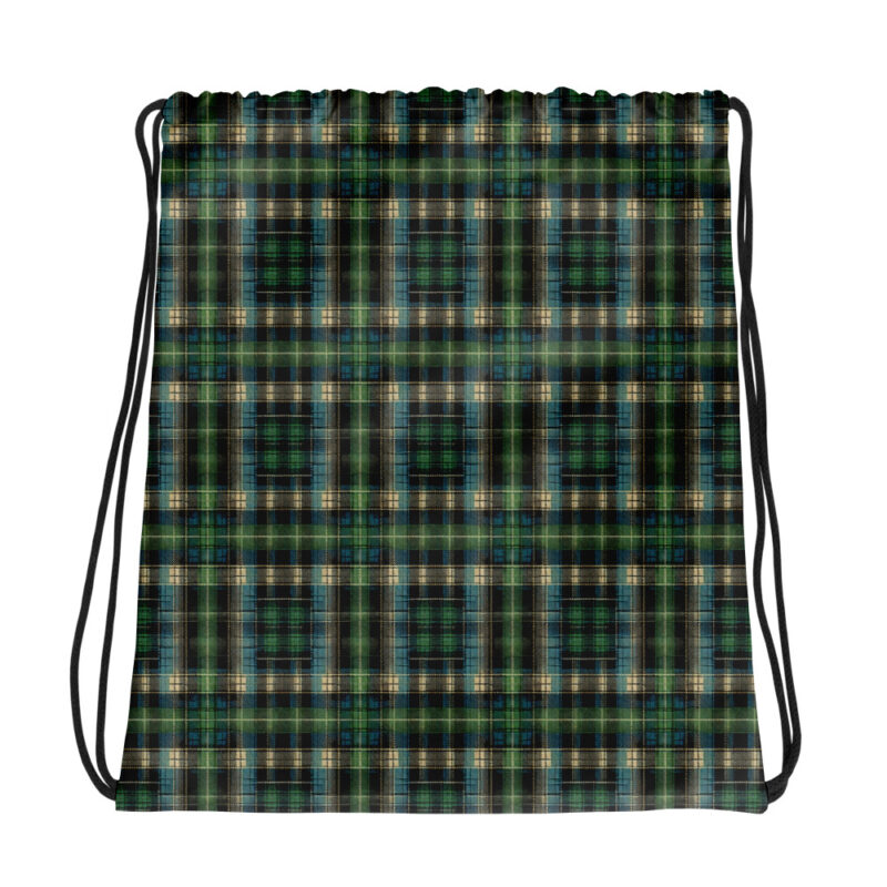 Tartan Muster - Kordelzug-Beutel – Allover – HOB Products