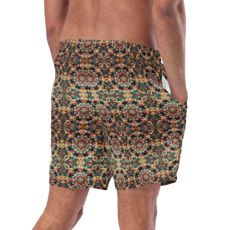 Orientalisches Mandala – Recycelte Badehose mit Allover-Druck – Allover – HOB Products