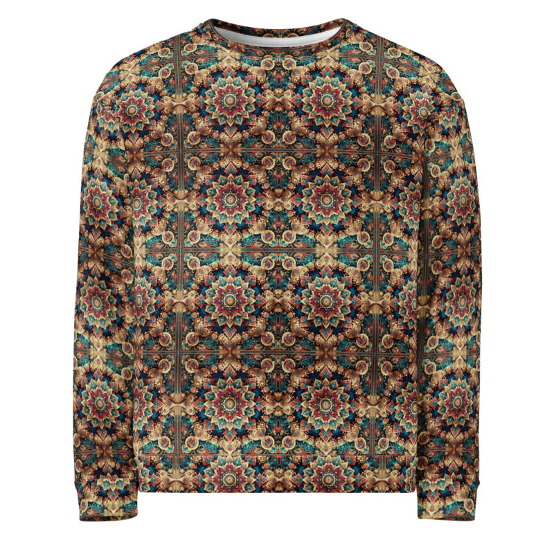 Orientalisches Mandala – Unisex-Pullover – Allover – HOB Products