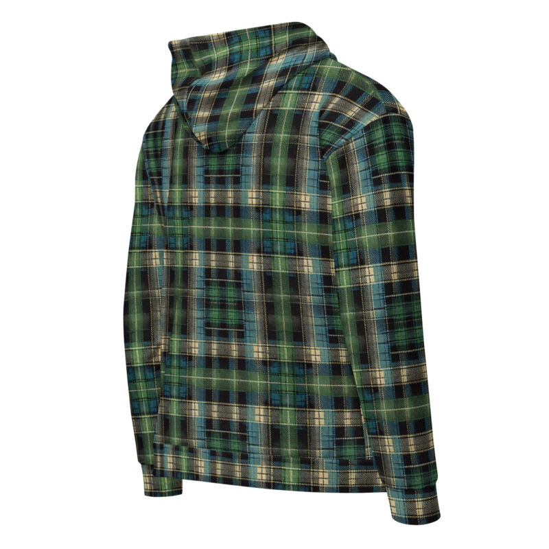 Tartan Muster - Unisex Zip-Hoodie – Allover – HOB Products