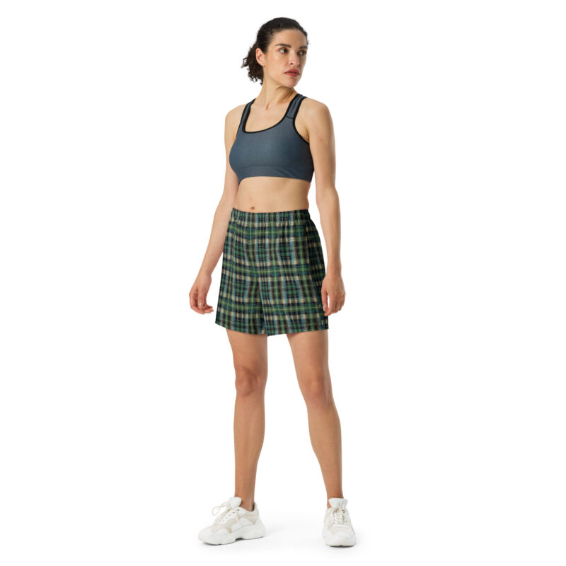 Tartan Muster - Lange Unisex Sport-Shorts mit Allover-Druck – Allover – HOB Products