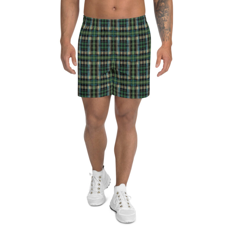 Tartan Muster - Lange Unisex Sport-Shorts mit Allover-Druck – Allover – HOB Products