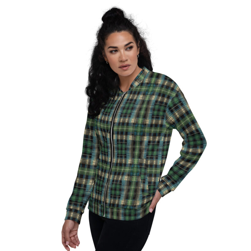 Tartan Muster - Unisex Bomberjacke – Allover – HOB Products