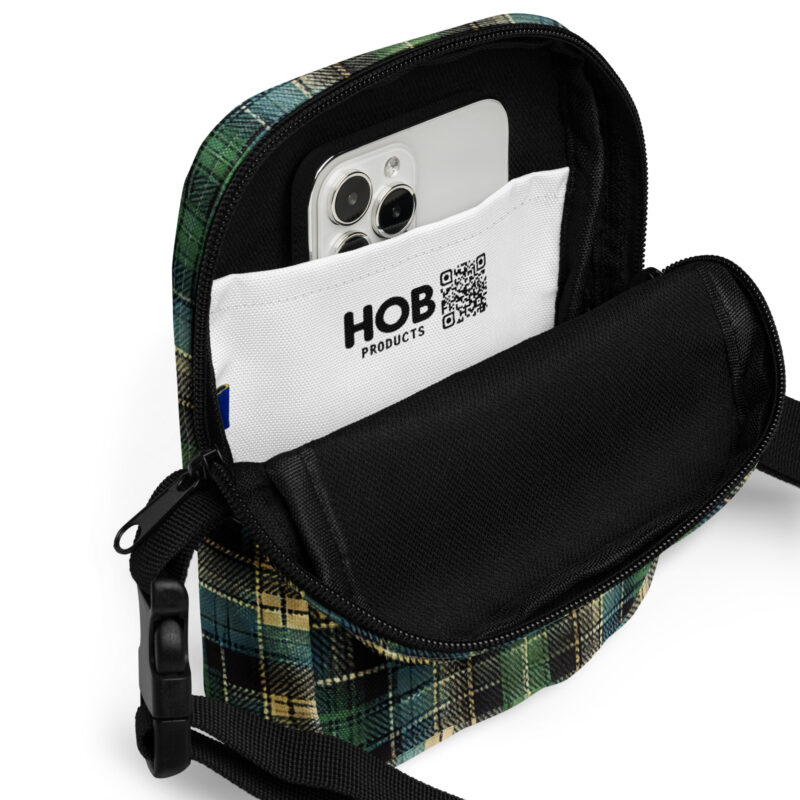 Tartan Muster - Nützliche Umhängetasche – Allover – HOB Products