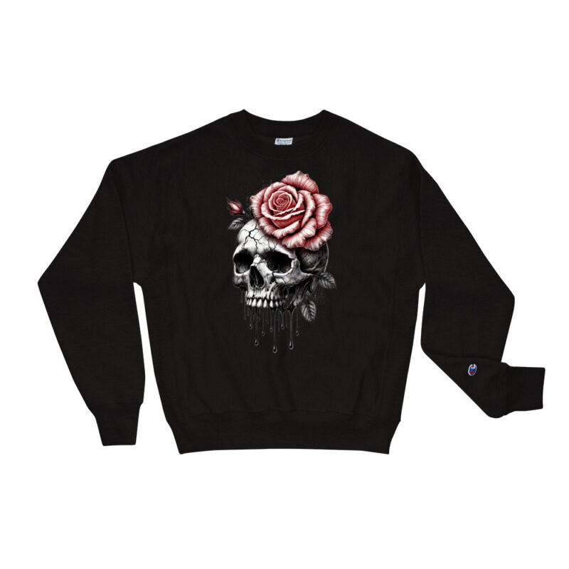 Schädel und Rose – Champion-Pullover – Champion – HOB Products