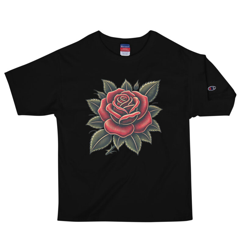 Traditionelle Rose – Champion-Herren-T-Shirt – Champion – HOB Products