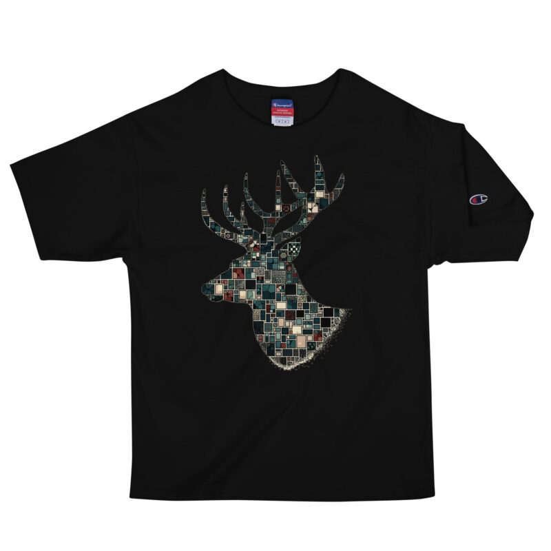 Mosaik-Hirsch – Champion-Herren-T-Shirt – Champion – HOB Products