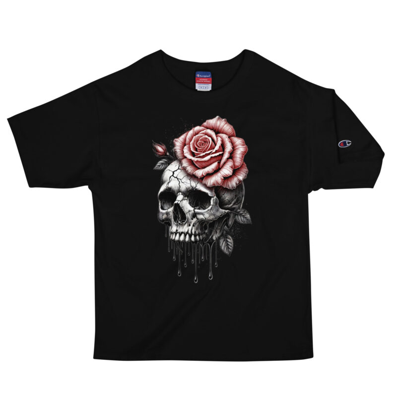 Schädel und Rose – Champion-Herren-T-Shirt – Champion – HOB Products