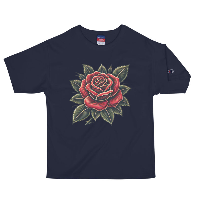 Traditionelle Rose – Champion-Herren-T-Shirt – Champion – HOB Products