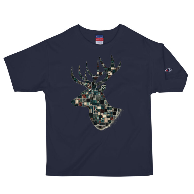 Mosaik-Hirsch – Champion-Herren-T-Shirt – Champion – HOB Products