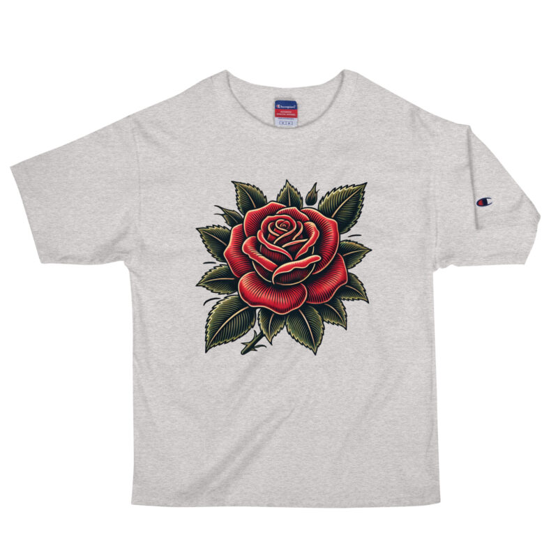 Traditionelle Rose – Champion-Herren-T-Shirt – Champion – HOB Products