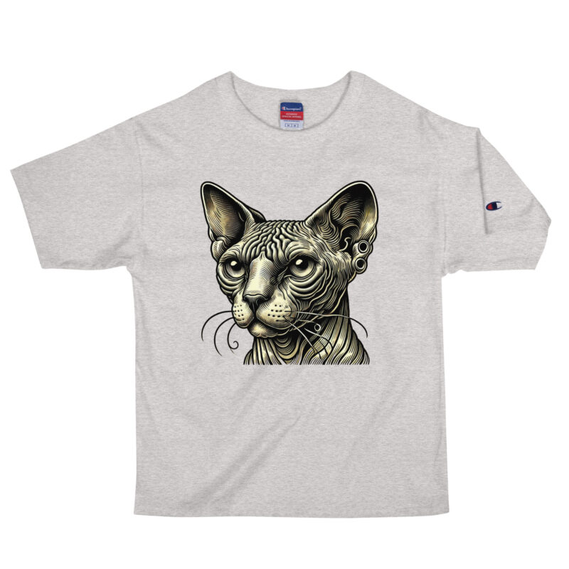 Mystische Sphynx-Katze –Champion-Herren-T-Shirt – Champion – HOB Products