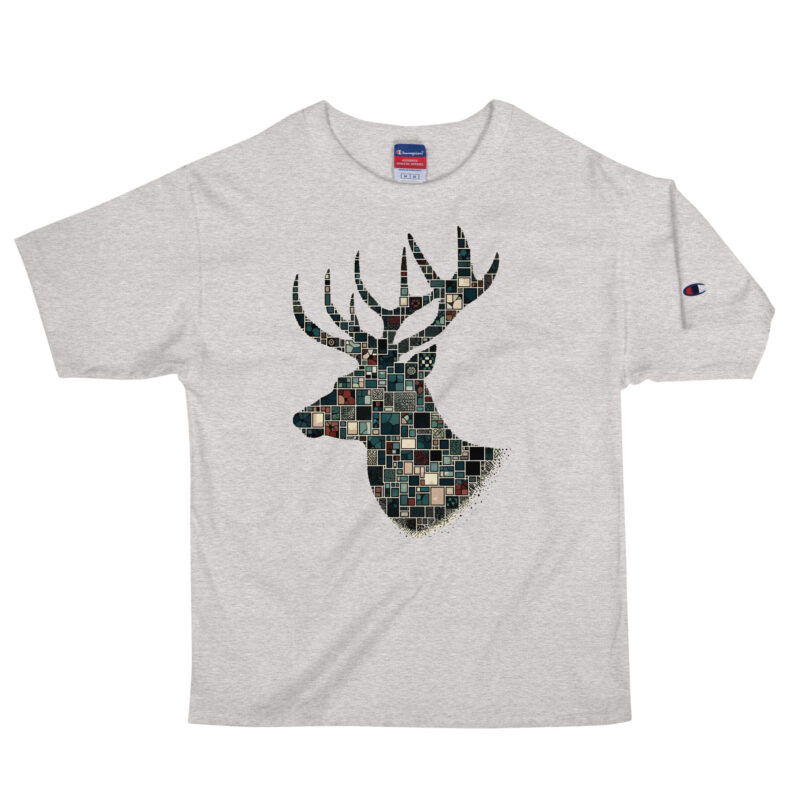 Mosaik-Hirsch – Champion-Herren-T-Shirt – Champion – HOB Products