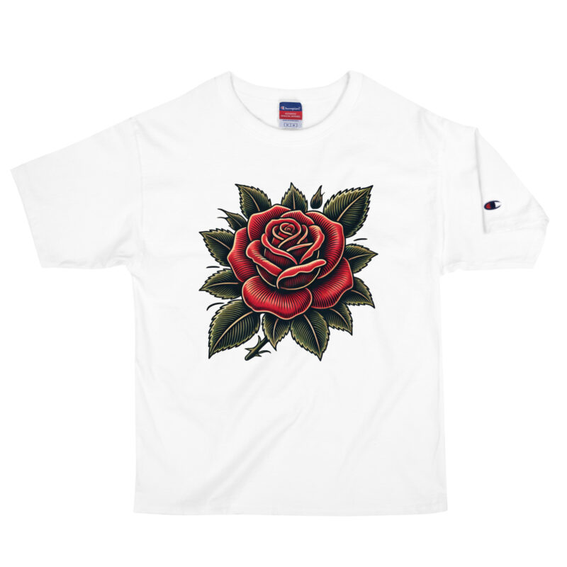Traditionelle Rose – Champion-Herren-T-Shirt – Champion – HOB Products