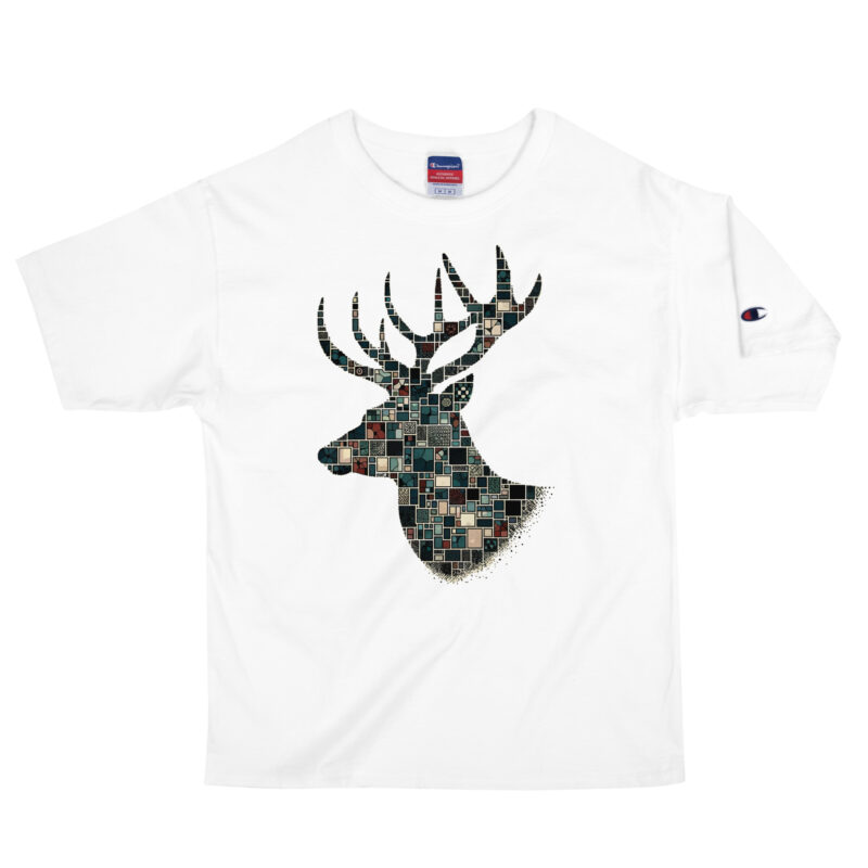 Mosaik-Hirsch – Champion-Herren-T-Shirt – Champion – HOB Products