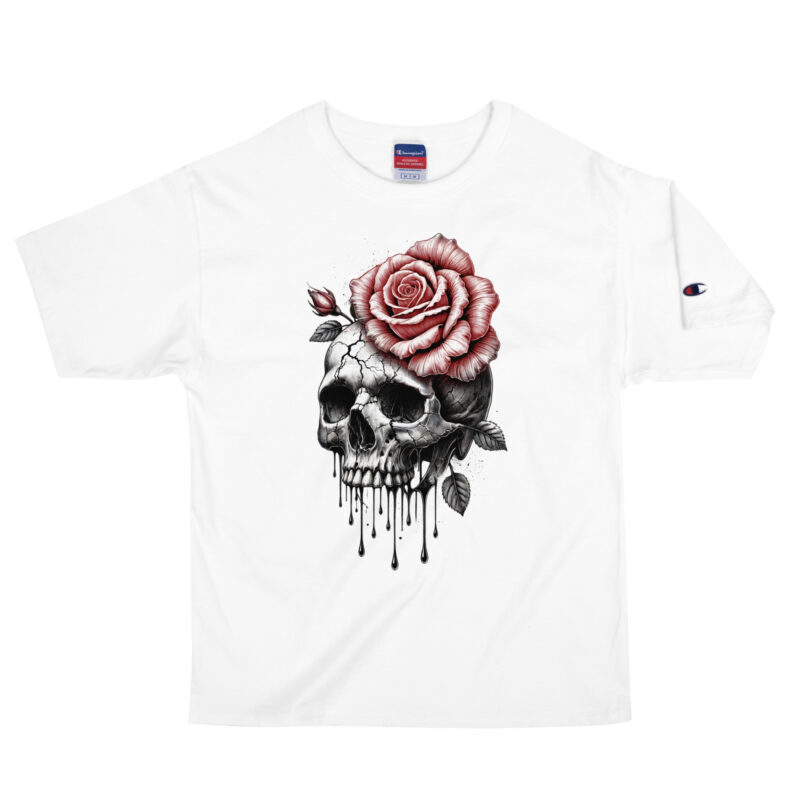 Schädel und Rose – Champion-Herren-T-Shirt – Champion – HOB Products